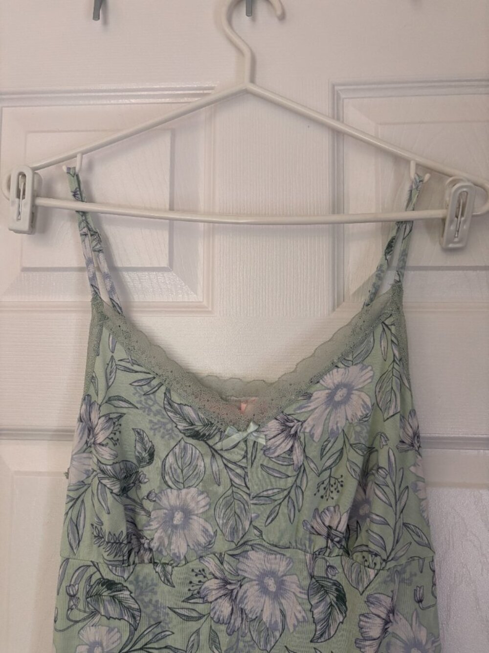 Mint Floral PJ Cami & Robe Set | Matching Lounge Set - Picture 7 of 10